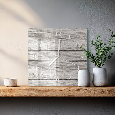 Square wall clock Gray boards