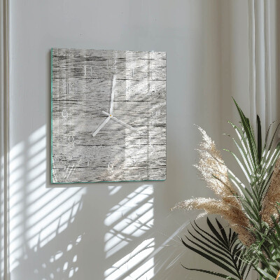 Square wall clock Gray boards