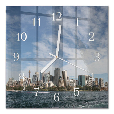 Square wall clock City
