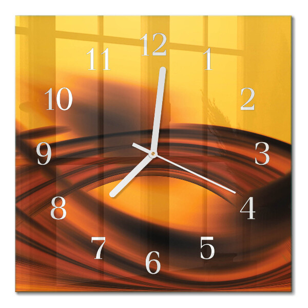 Square kitchen clock Abstraction