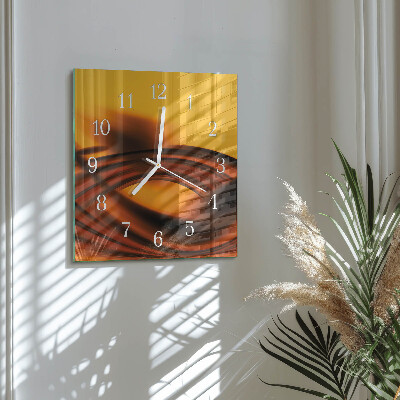 Square kitchen clock Abstraction