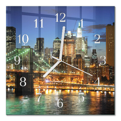 Square wall clock Horizon