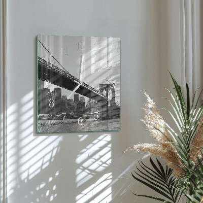 Square kitchen clock Bridge