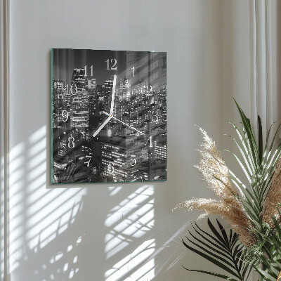 Square kitchen clock Horizon