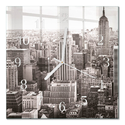 Square kitchen clock Horizon