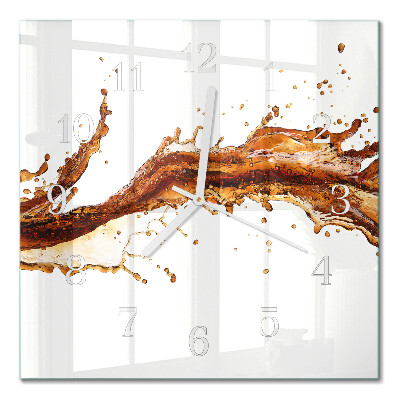 Square kitchen clock Water