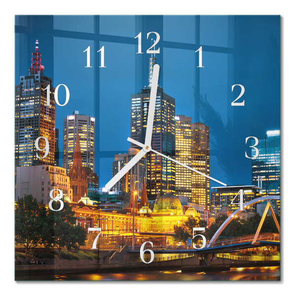 Square wall clock City