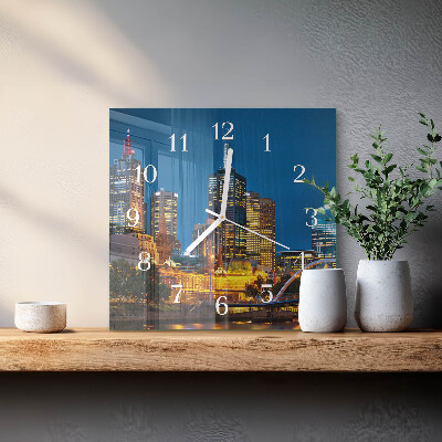 Square wall clock City