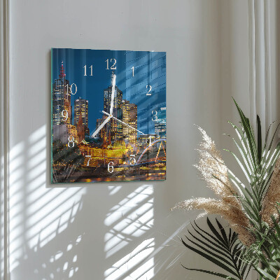 Square wall clock City