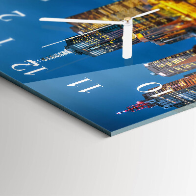 Square wall clock City