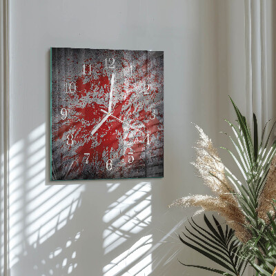 Square kitchen clock Stains