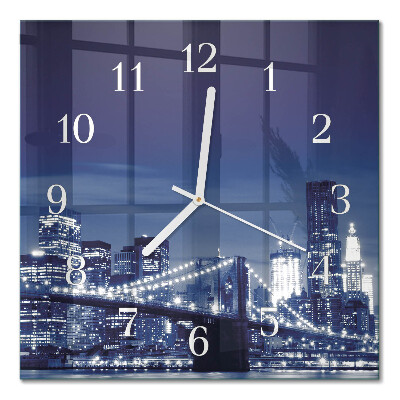 Square wall clock Horizon