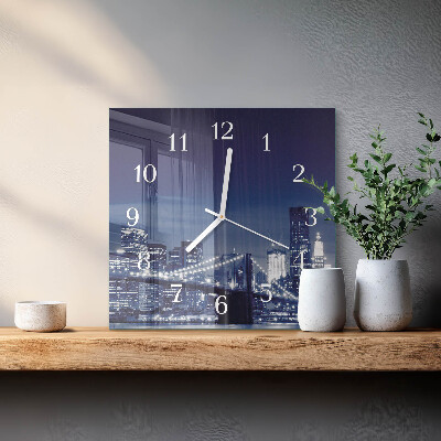 Square wall clock Horizon