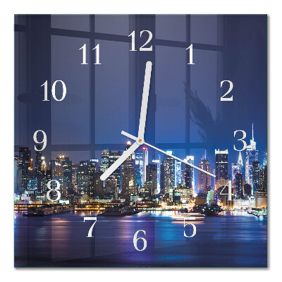 Square wall clock Horizon