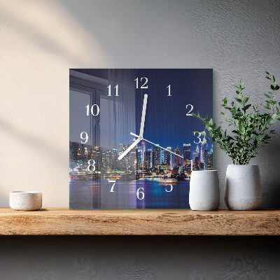 Square wall clock Horizon