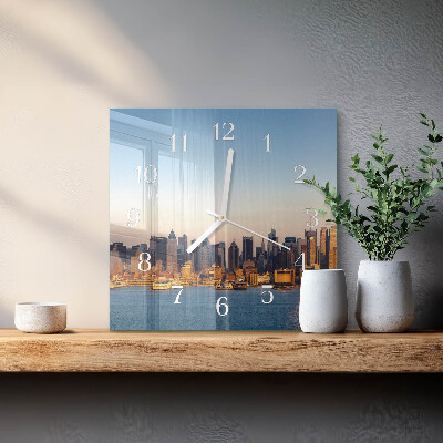 Square wall clock Horizon