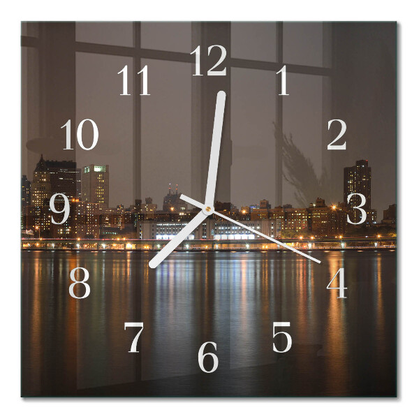 Square wall clock Horizon