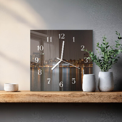 Square wall clock Horizon