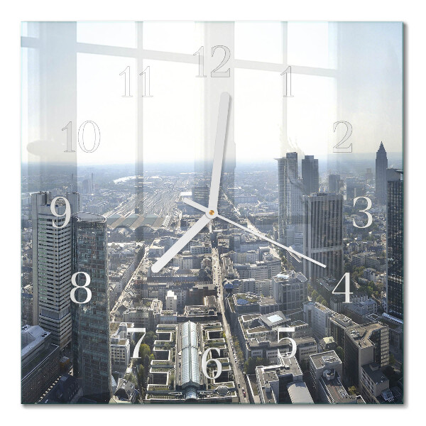 Square wall clock Horizon