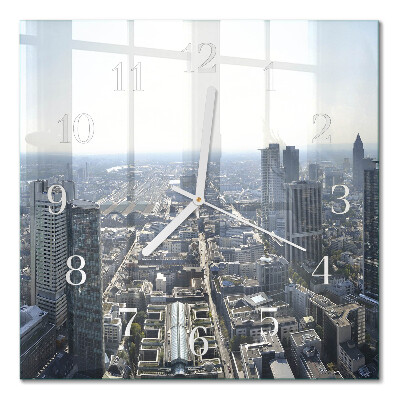 Square wall clock Horizon