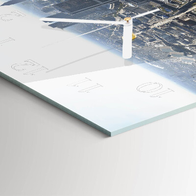 Square wall clock Horizon