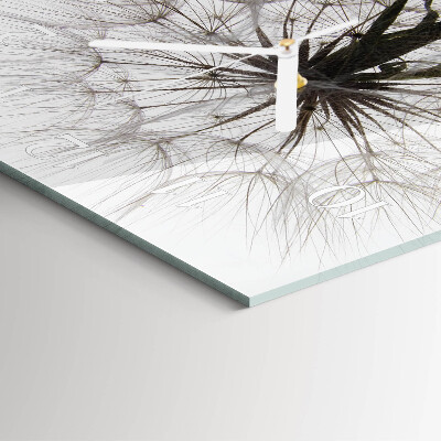 Square wall clock Dandelion
