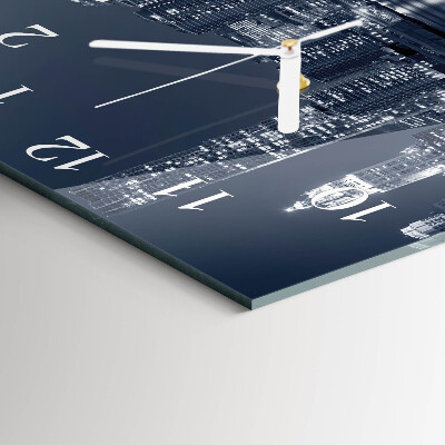 Square kitchen clock Horizon