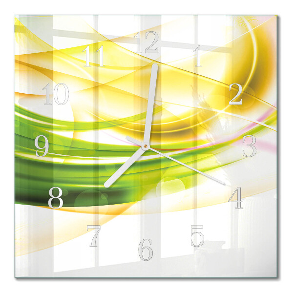 Square wall clock Abstraction