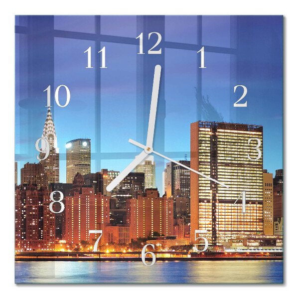 Square wall clock Horizon