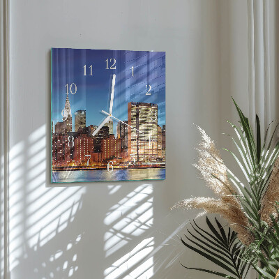 Square wall clock Horizon