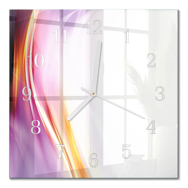Square kitchen clock Abstraction