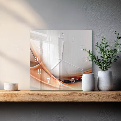 Square kitchen clock Abstraction