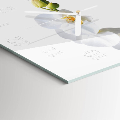 Square kitchen clock Orchid