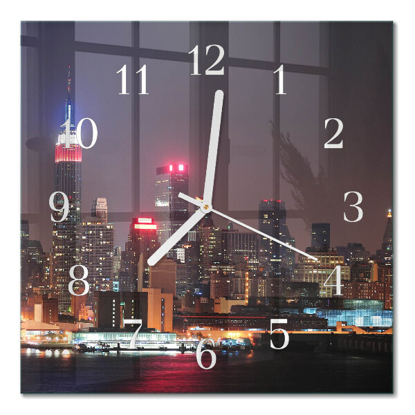 Square wall clock Horizon