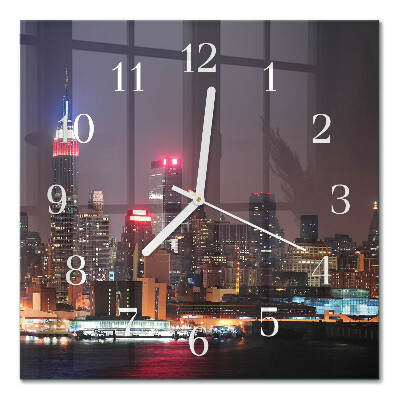 Square wall clock Horizon
