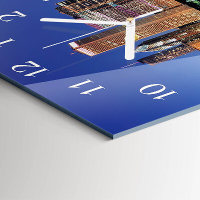 Square kitchen clock Horizon