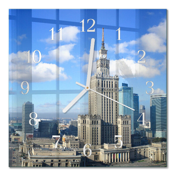 Square wall clock Warsaw