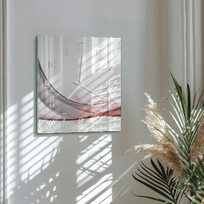 Square wall clock Abstraction