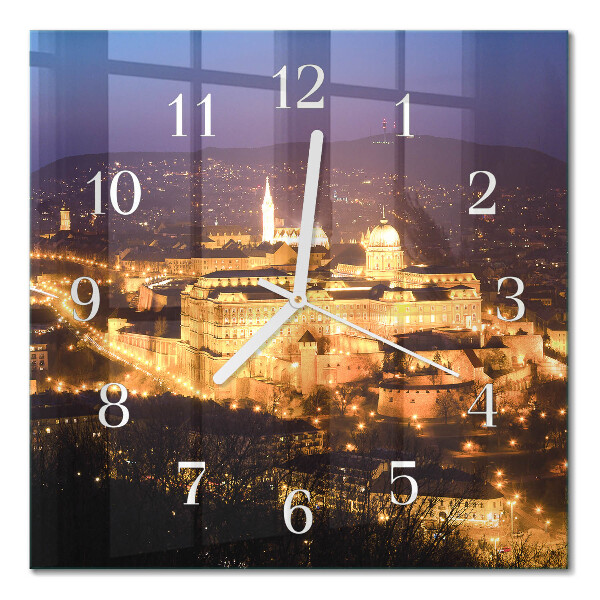 Glass clock square Budapest