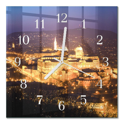 Glass clock square Budapest
