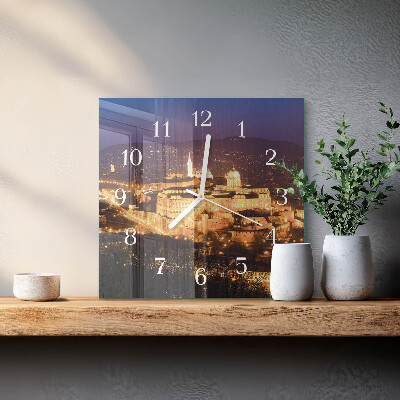 Glass clock square Budapest