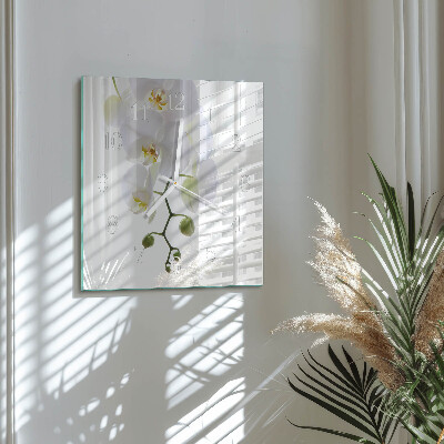 Square kitchen clock Orchid