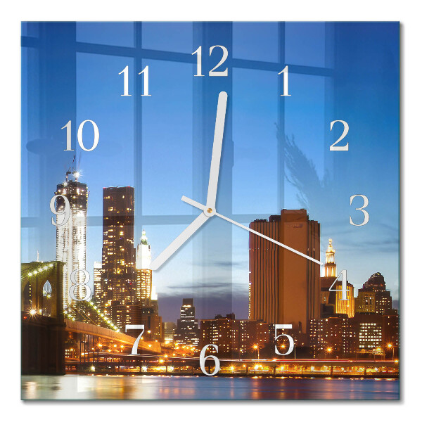 Square wall clock Horizon