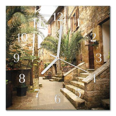 Square kitchen clock Palm avenue