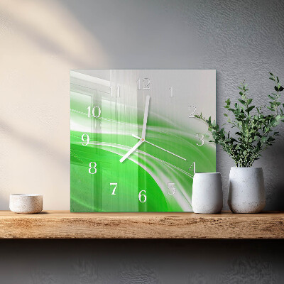 Square wall clock Abstraction