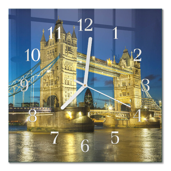 Glass clock square London bridge