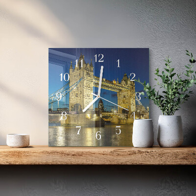 Glass clock square London bridge