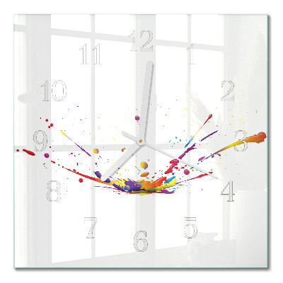 Square kitchen clock Stains