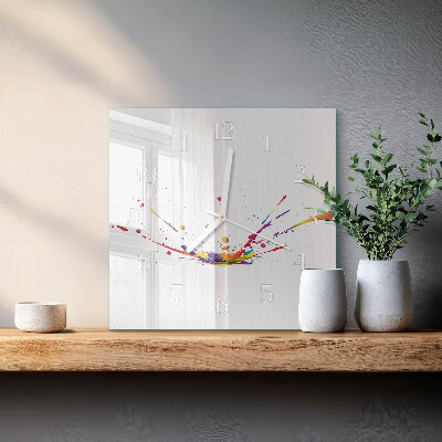 Square kitchen clock Stains