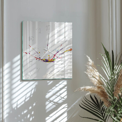 Square kitchen clock Stains